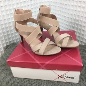 Xappeal High Heel Sandals Size 8.5 M NIB